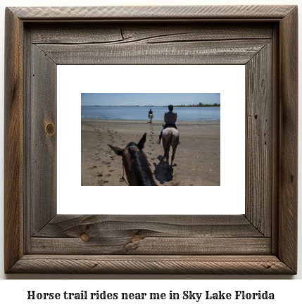 horse trail rides near me in Sky Lake, Florida